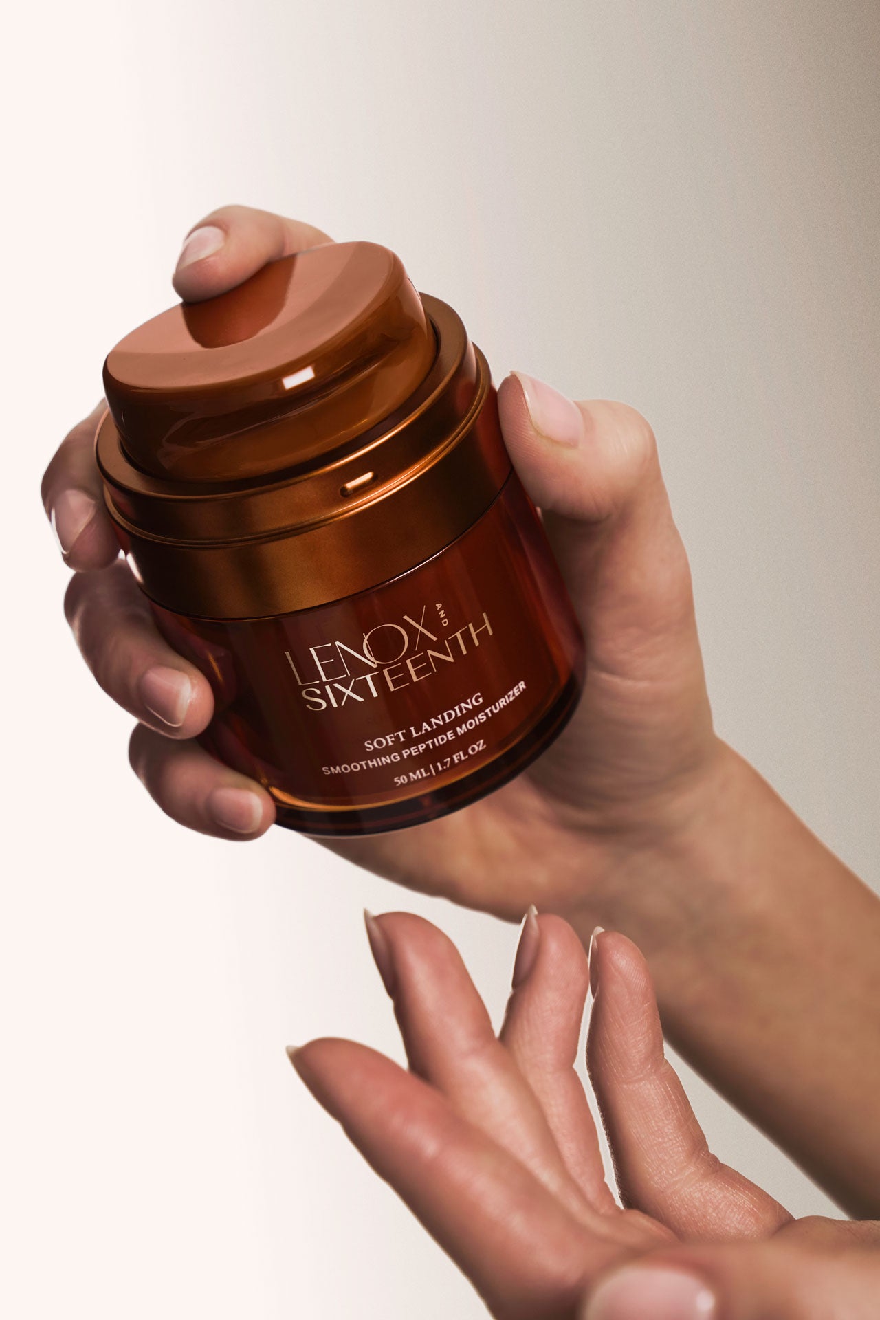 Travel-Size of Soft Landing Smoothing Peptide Moisturizer – Lenox